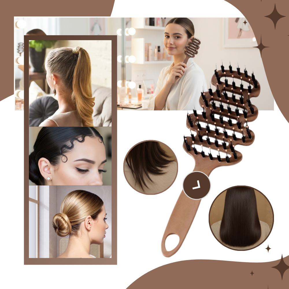 Volumgivende Villsvinbust-Børste - Ozerty