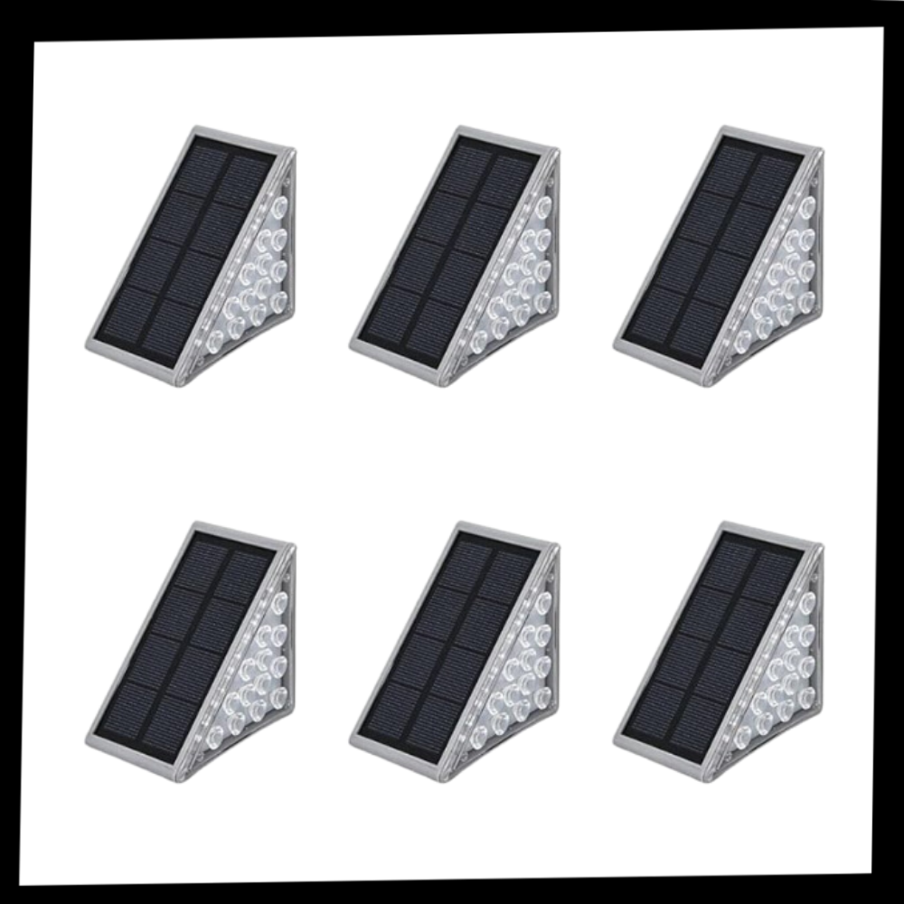 Vanntette solcelledrevne trappelys - Ozerty