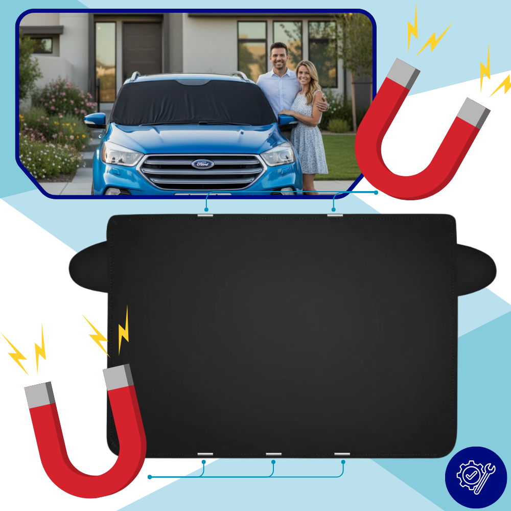 Magnetisk Snødeksel til Frontrute - Ozerty