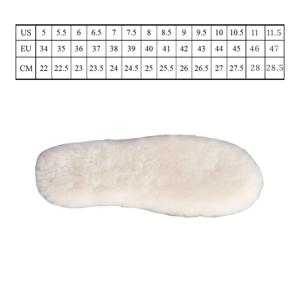 Varme Skoinnlegg med Wool Cloud - Ozerty