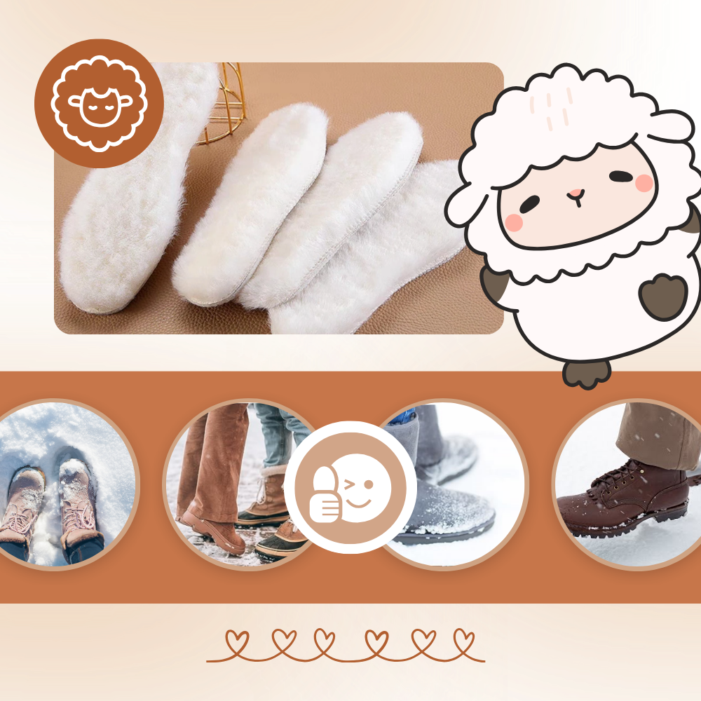 Varme Skoinnlegg med Wool Cloud - Ozerty