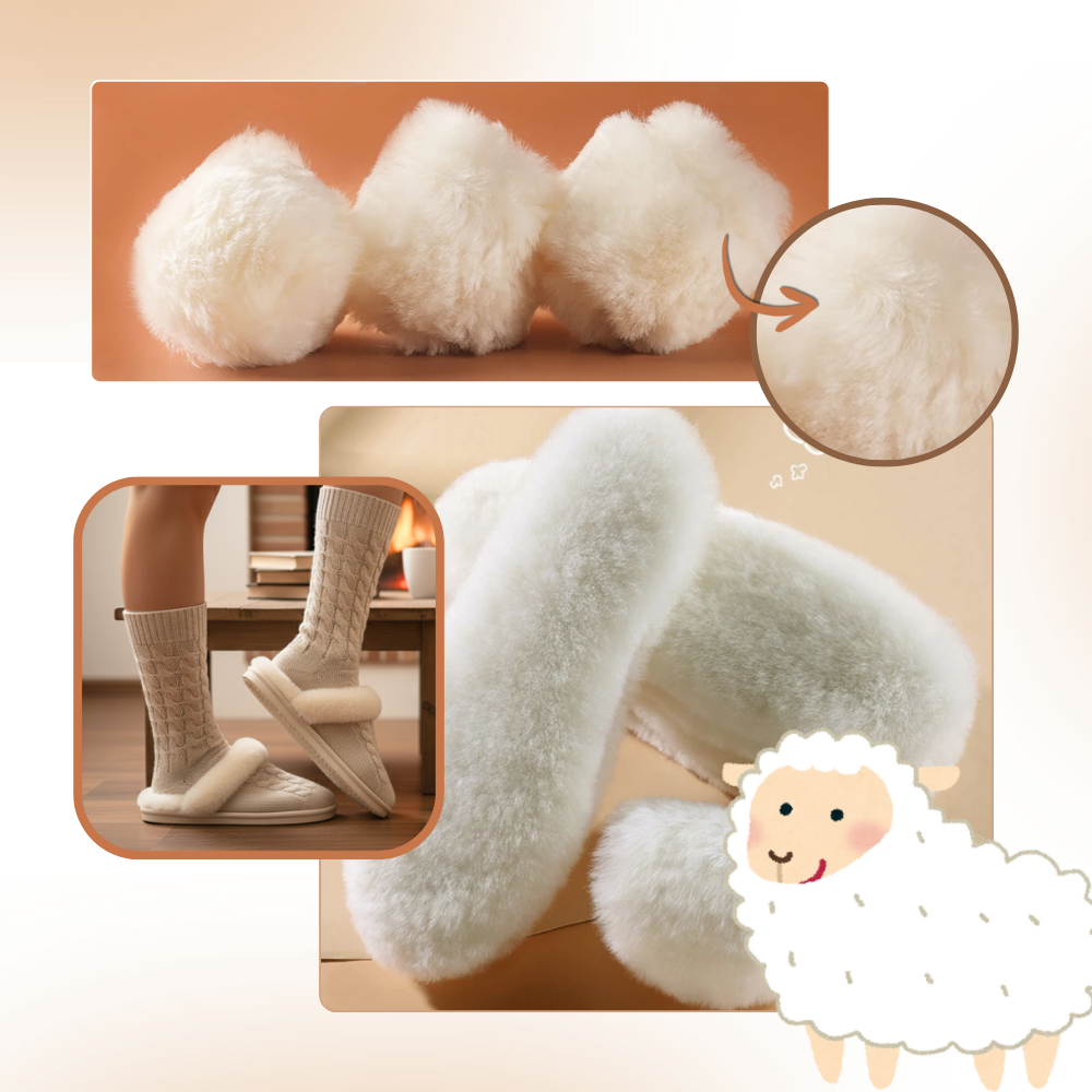 Varme Skoinnlegg med Wool Cloud - Ozerty
