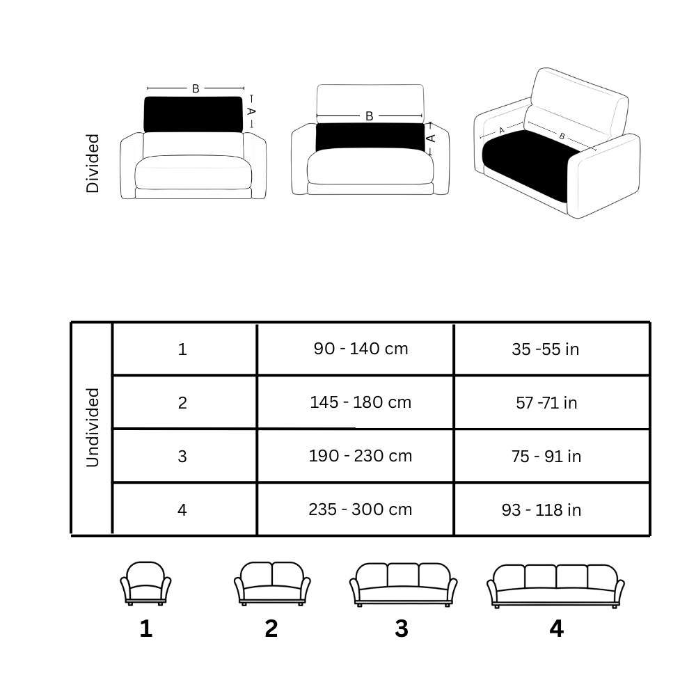 Rynkefrie Corduroy Sofatrekk - Ozerty