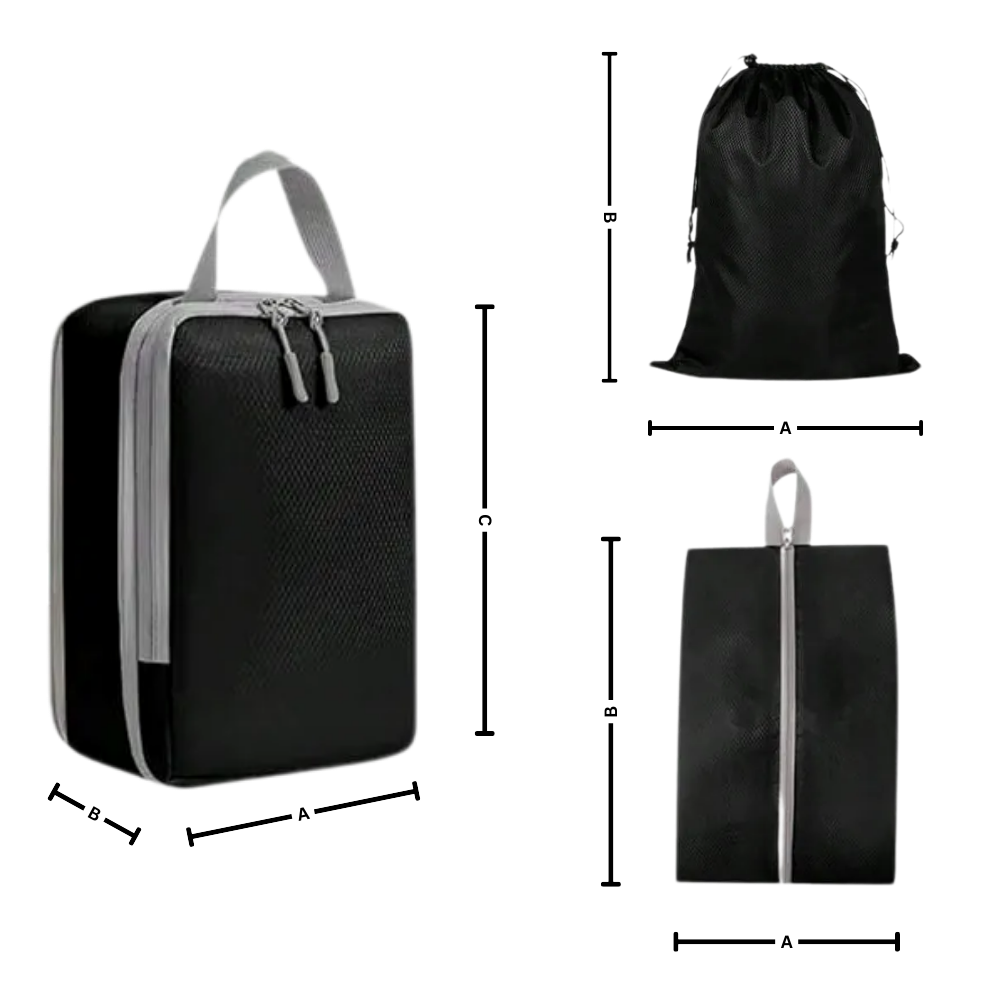 Zip Compress Bagasjeorganiserer - Ozerty