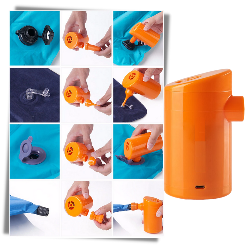 Mini oppladbar luftpumpe - Ozerty