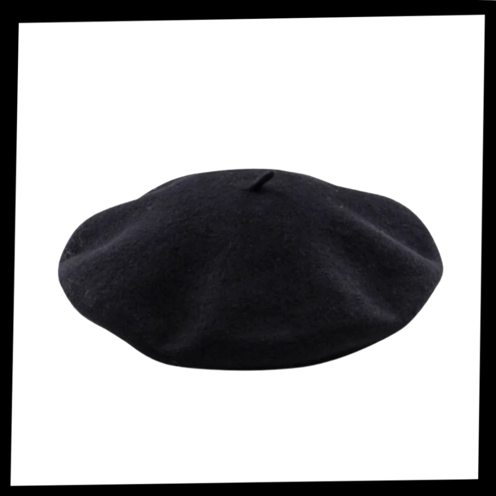 Klassisk beret i ull for kvinner - Ozerty