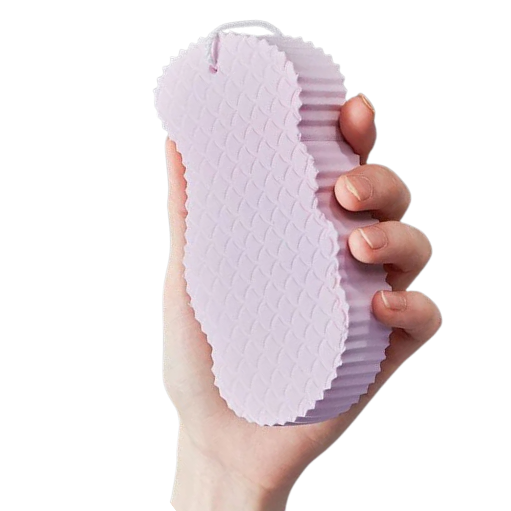 Soft exfoliating body sponge