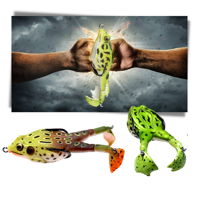 Silikonfrosk fiskeagn - Ozerty