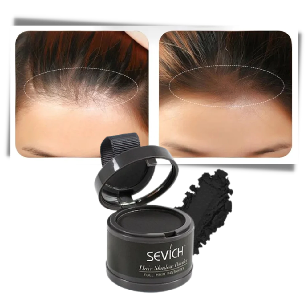 Hårfeste concealer pulver - Ozerty