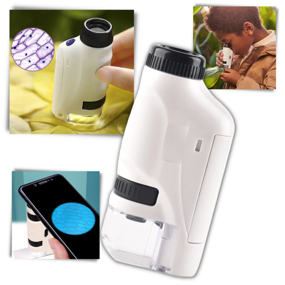 Håndholdt mikroskop for barn  - Ozerty