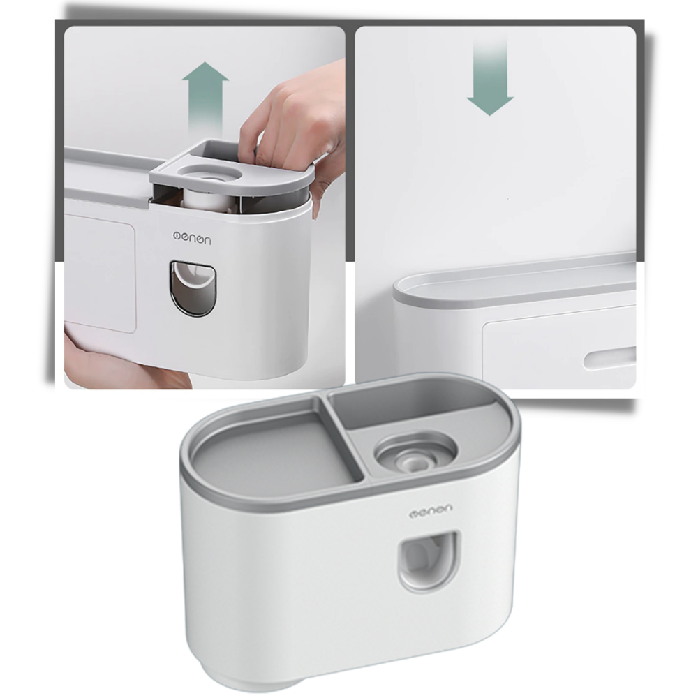 Alt-i-1 dispenserstativ for tannkrem - Ozerty