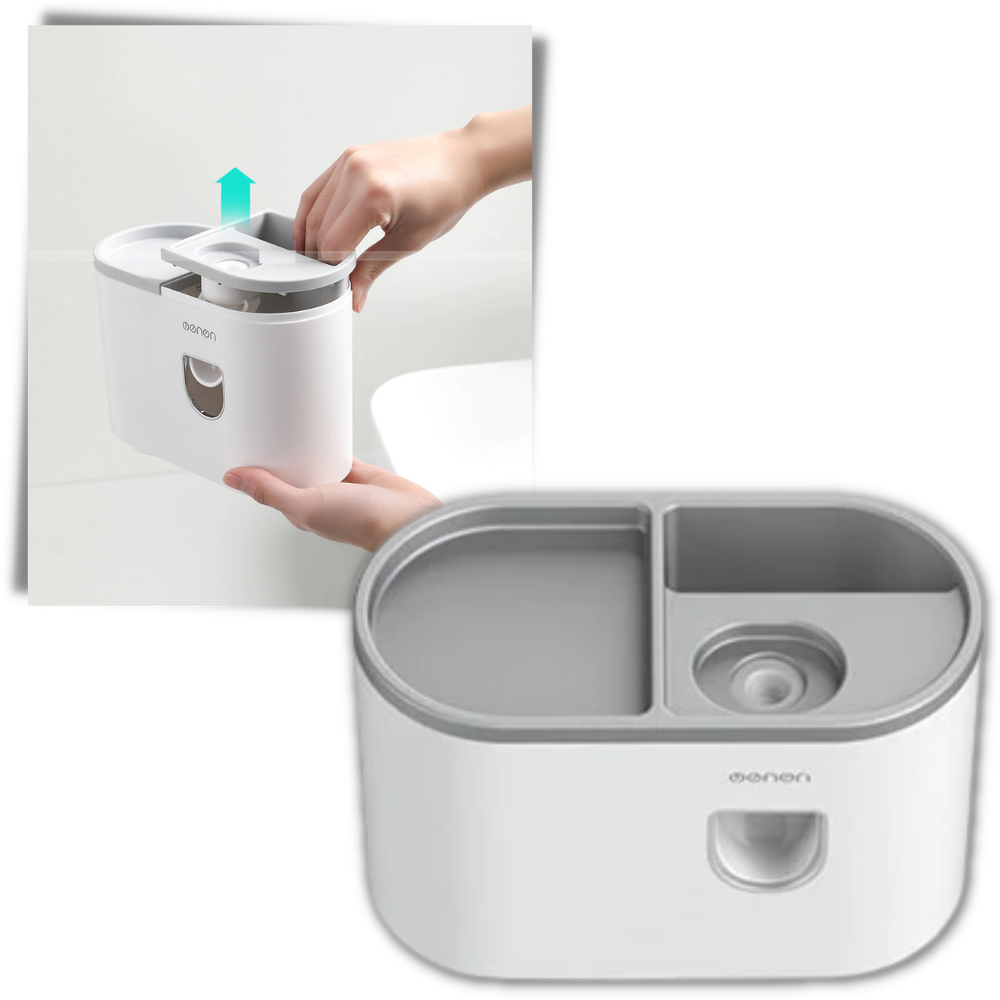 Alt-i-1 dispenserstativ for tannkrem - Ozerty