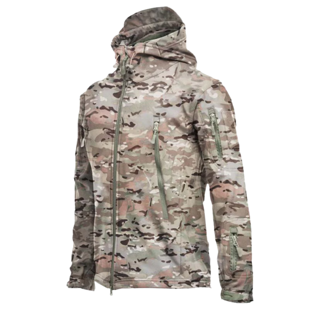 Combat jacket in military style 