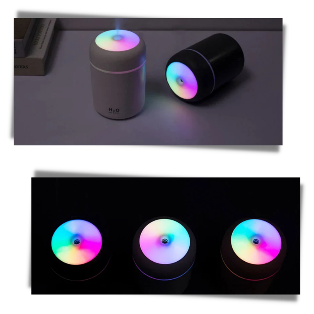 Mini aromaterapi luftfukter og diffuser - Ozerty