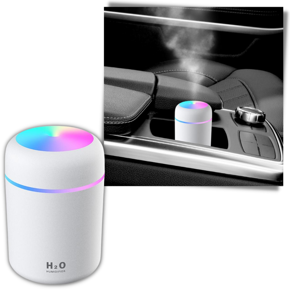 Mini aromaterapi luftfukter og diffuser - Ozerty
