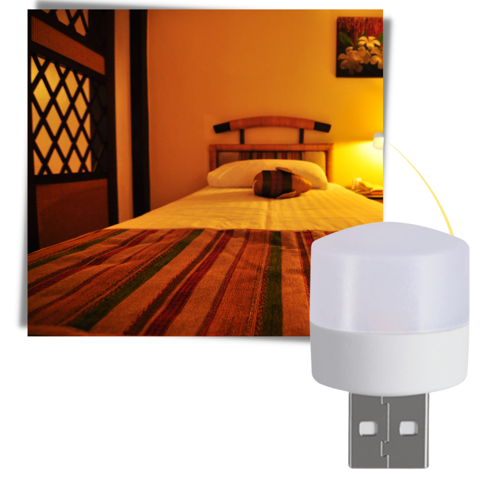 Mini USB LED-lampe - Ozerty