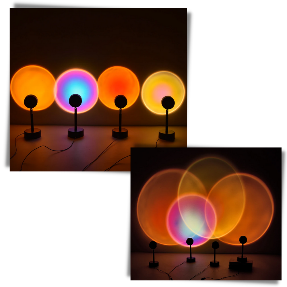 Fargerik lysprojektor LED skrivebordslampe - Ozerty