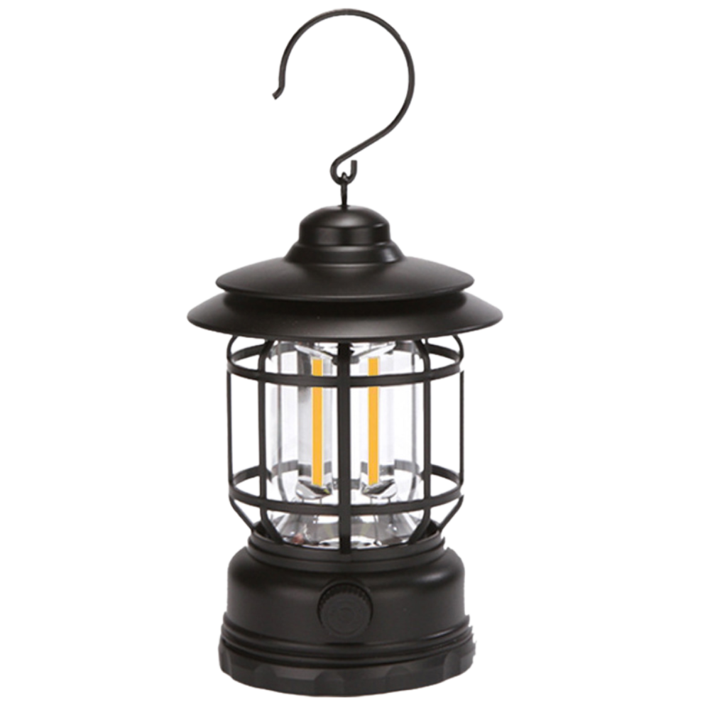 Retro LED camping lantern