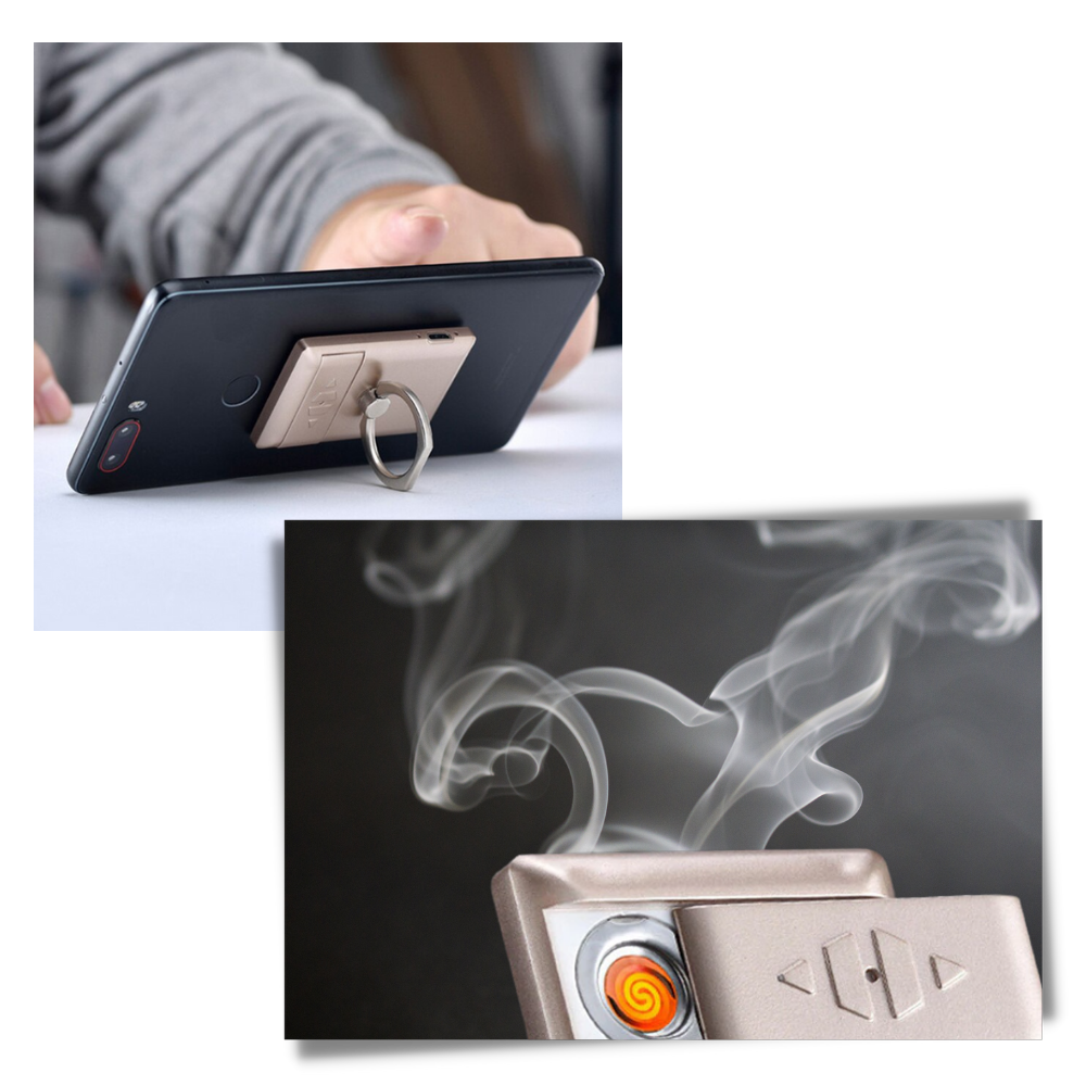 Telefonring med lighter - Ozerty