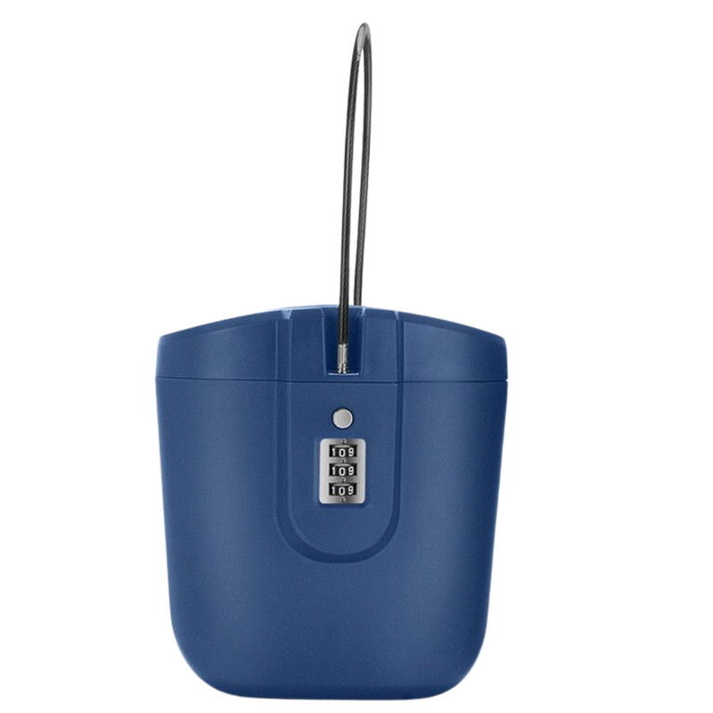 Portable safety box with handle 