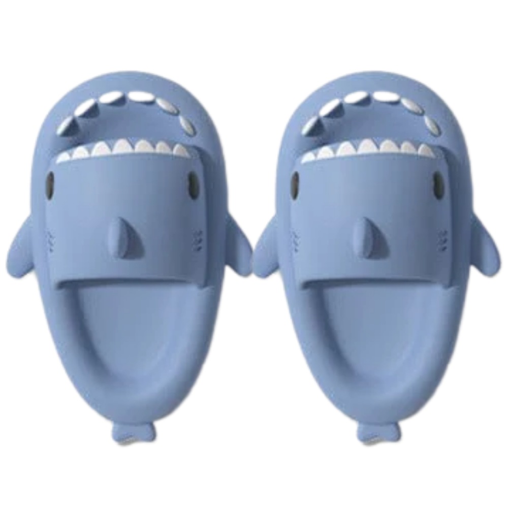 Shark beach slippers