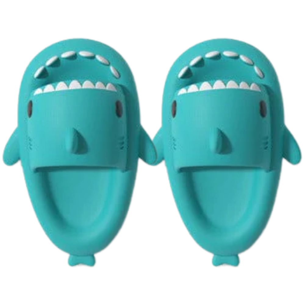 Shark beach slippers