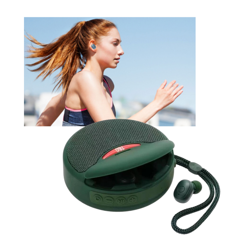 Trådløs Bluetooth-høyttaler med ørepropper - Ozerty