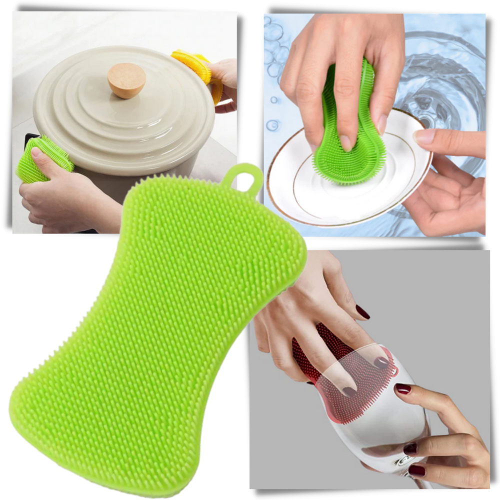 Silicone Wash Dish Brush Multipurpose Antibacterial Cleaning