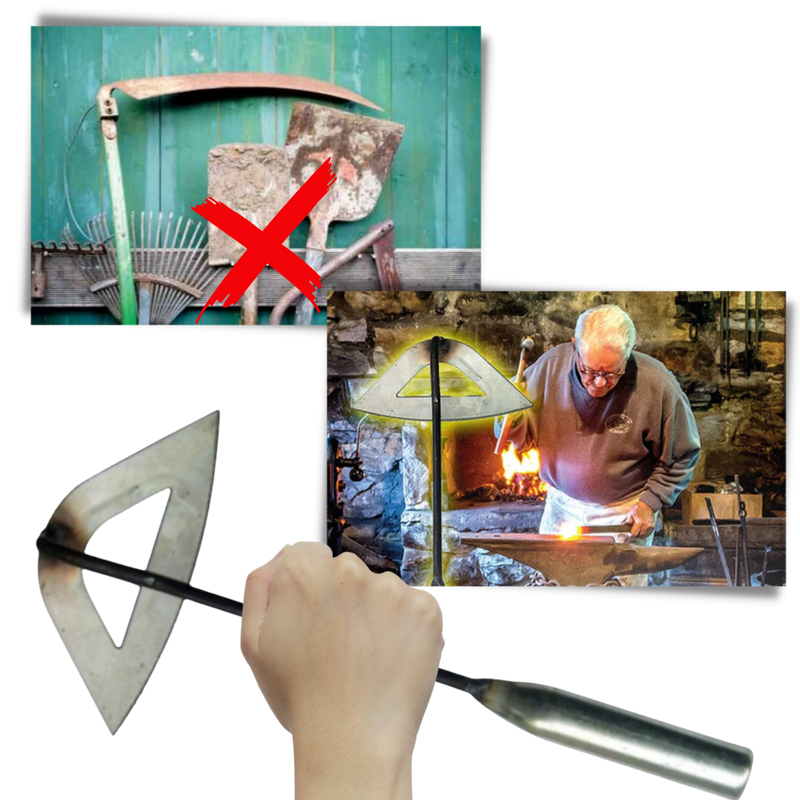 Håndholdt hul hakke i stål - Ozerty