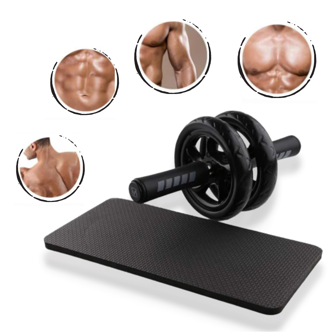Abs-roller med polstrede grep - Ozerty