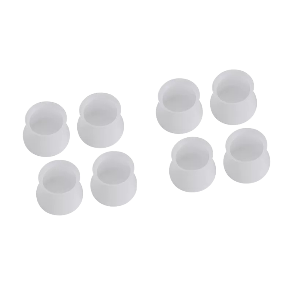Pack of 8 protective silicone covers for furniture