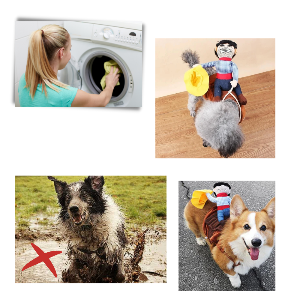 Cowboy hundekostyme - Ozerty