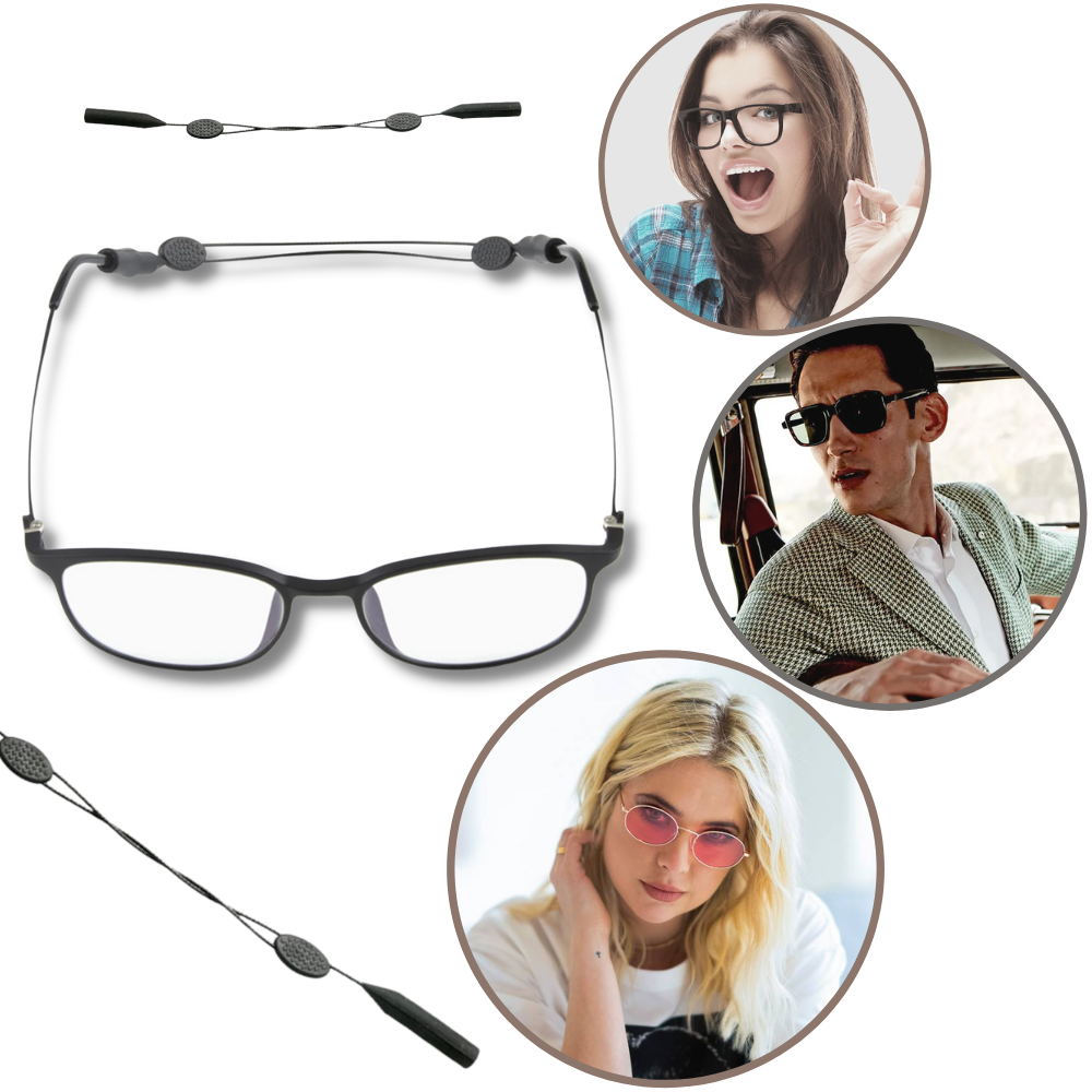 Justerbar halsstropp for briller  - Ozerty
