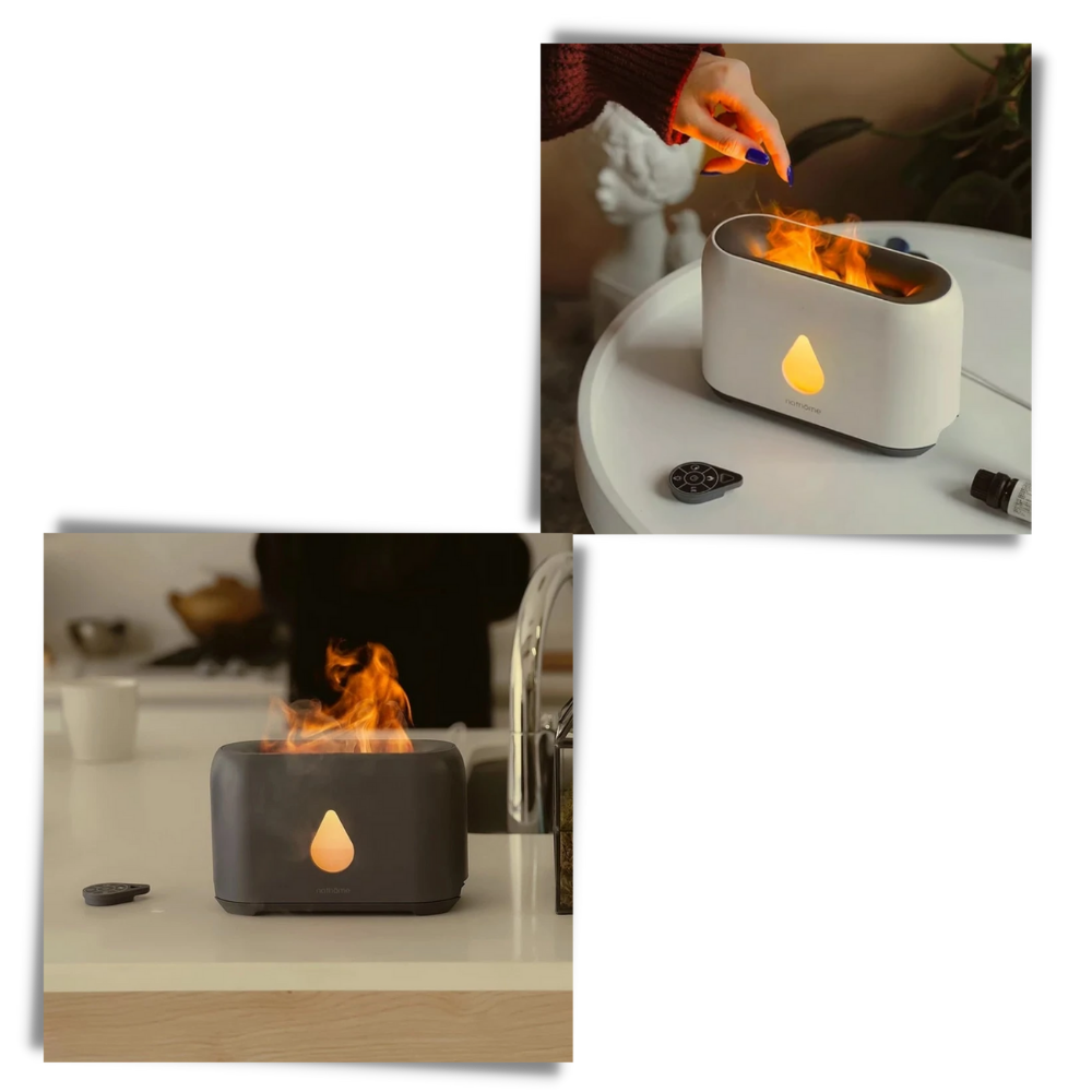 Luftfukter med flammeeffekt  - Ozerty