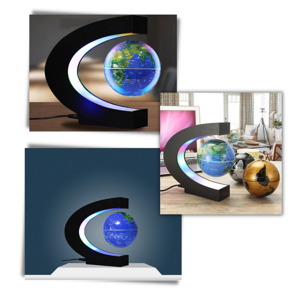 Leviterende LED magnetisk globus - Ozerty