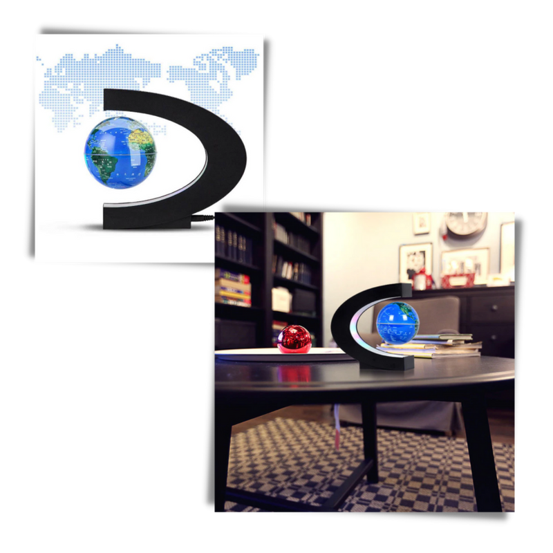 Leviterende LED magnetisk globus - Ozerty