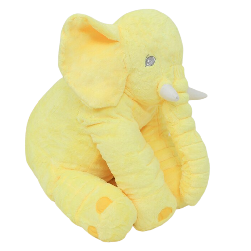 Large baby elephant plush pillow 