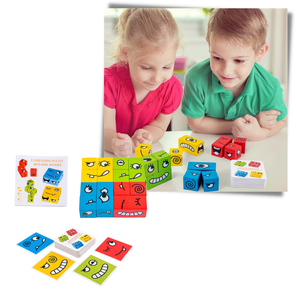 Montessori magisk terning emoji-spill - Ozerty