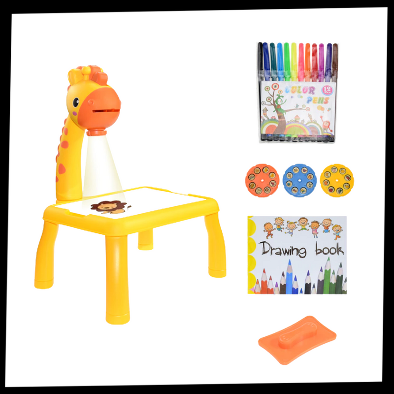 Tegnebord for barn med projeksjon - Ozerty