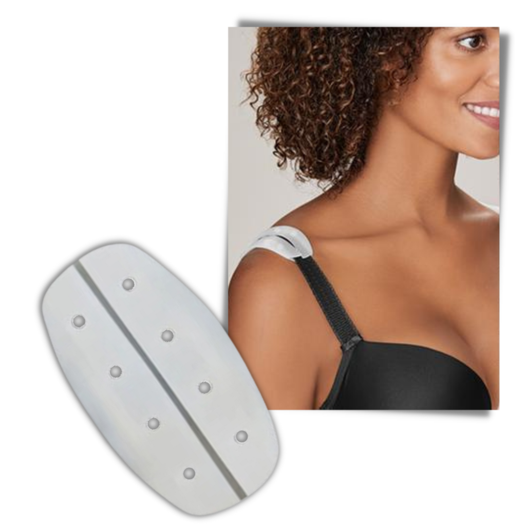1 non-slip silicone bra strap protector - Bra strap pad - Silicone bra strap  protector
