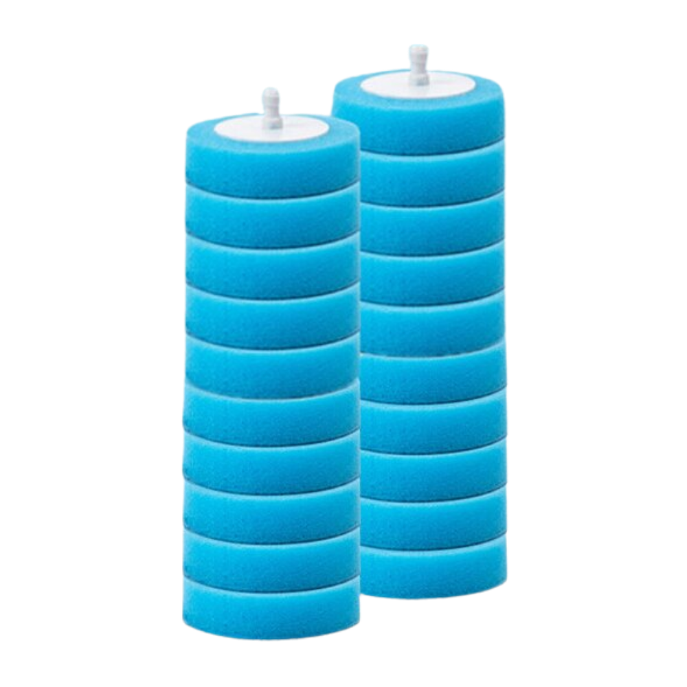 Disposable toilet brush set 