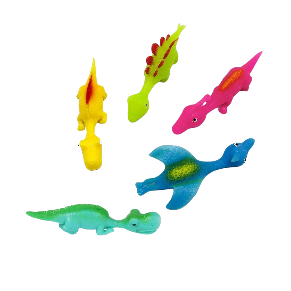 Klissete slingshot finger-dinosaur

 -5 stk. - Ozerty