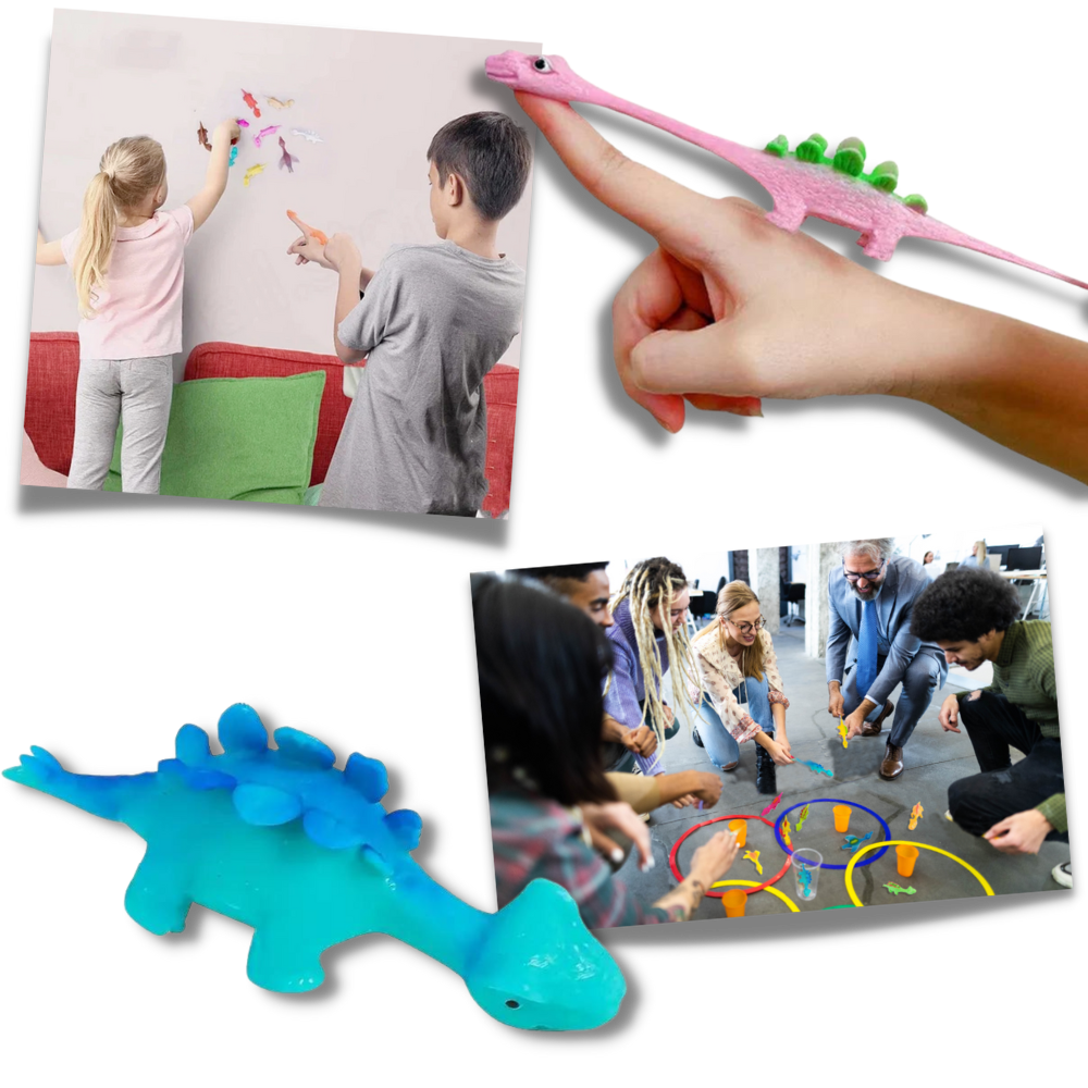 Klissete slingshot finger-dinosaur

 - Ozerty