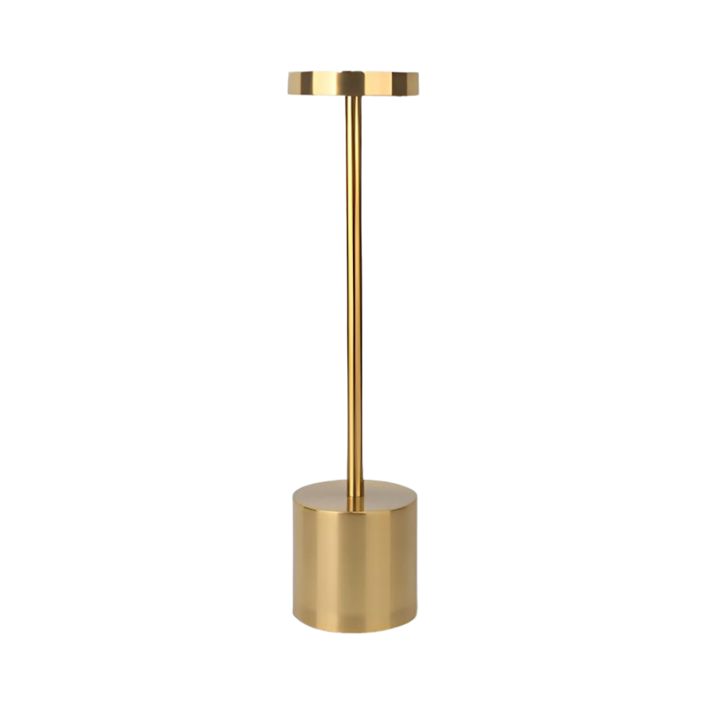 Batteridrevet oppladbar bordlampe

 -Gull - Ozerty