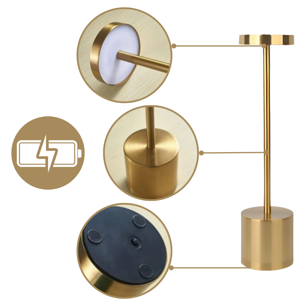 Batteridrevet oppladbar bordlampe

 - Ozerty