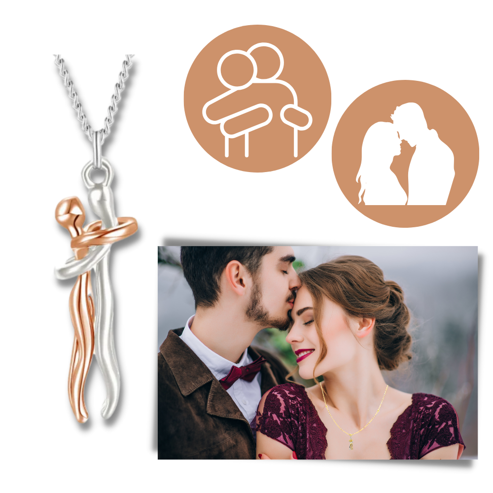 Hug Love Couple-halskjede

 - Ozerty