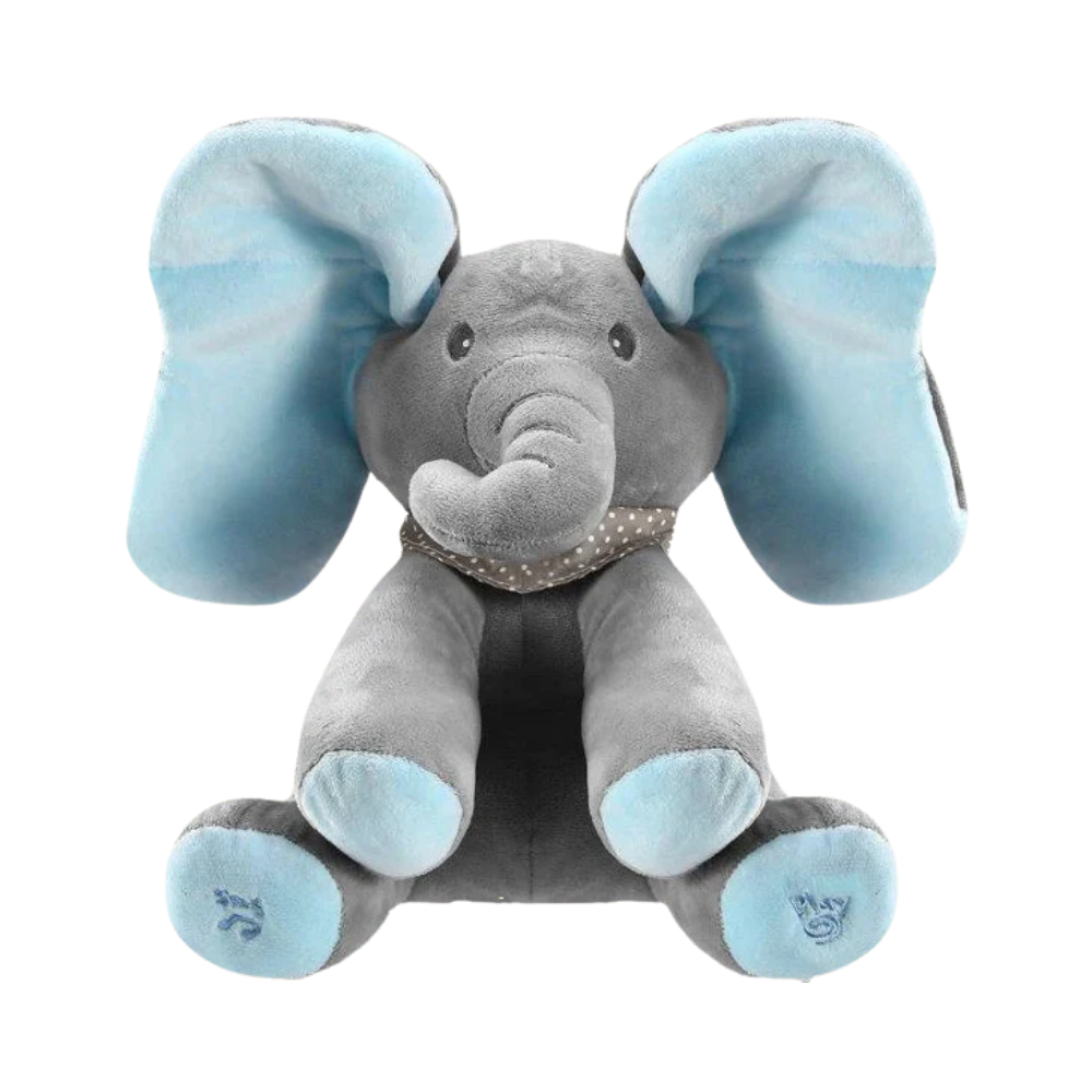 Interaktiv Peek a Boo Elefant

 -Blå ører - Ozerty