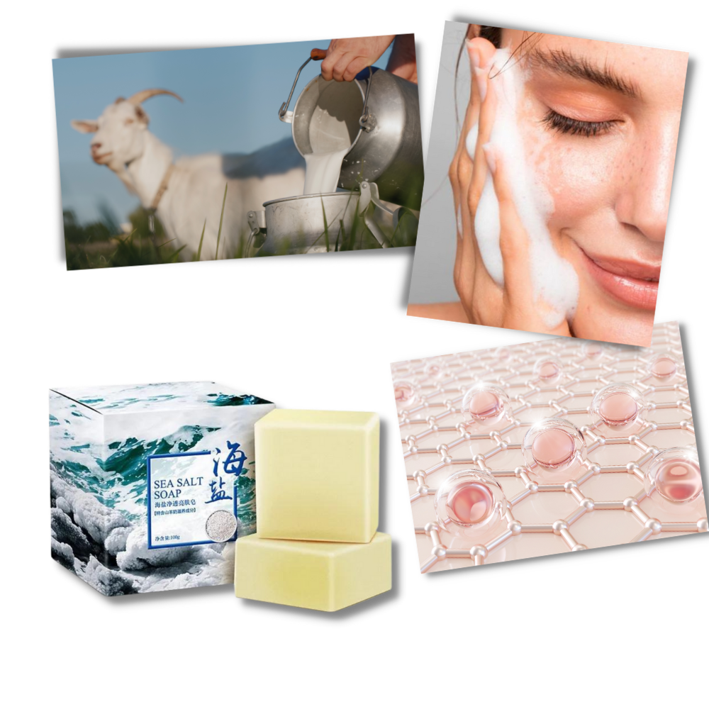 Naturlig antiaknesåpe med havsalt

 - Ozerty