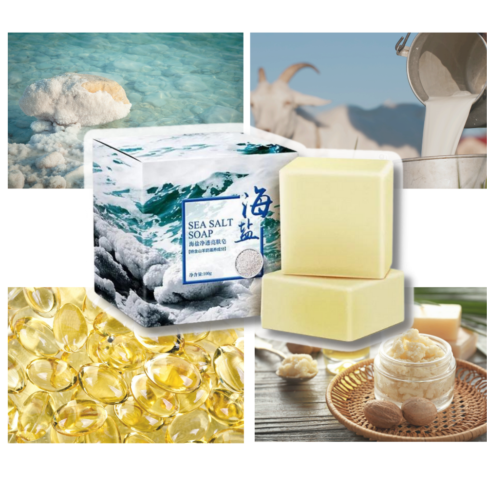 Naturlig antiaknesåpe med havsalt

 - Ozerty