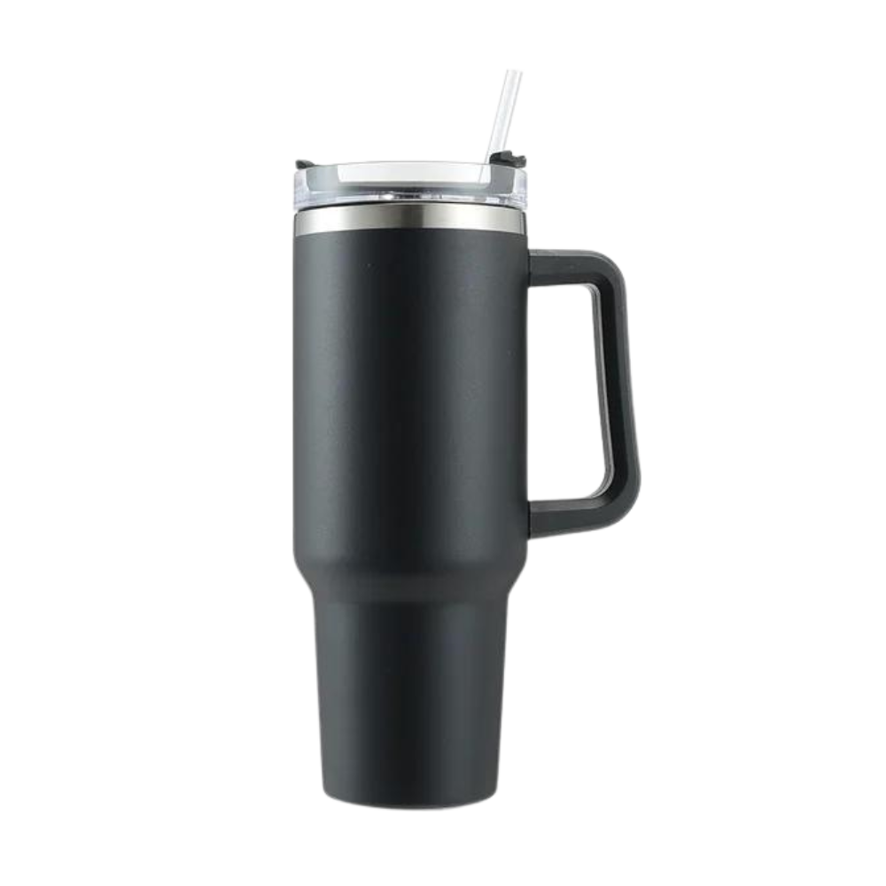 Tumbler Cup Car stor kapasitet med håndtak

 -Svart - Ozerty